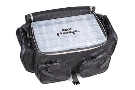 Fox Rage Camo Voyager Large Carryall (Incl. 5 Tackle Boxes)