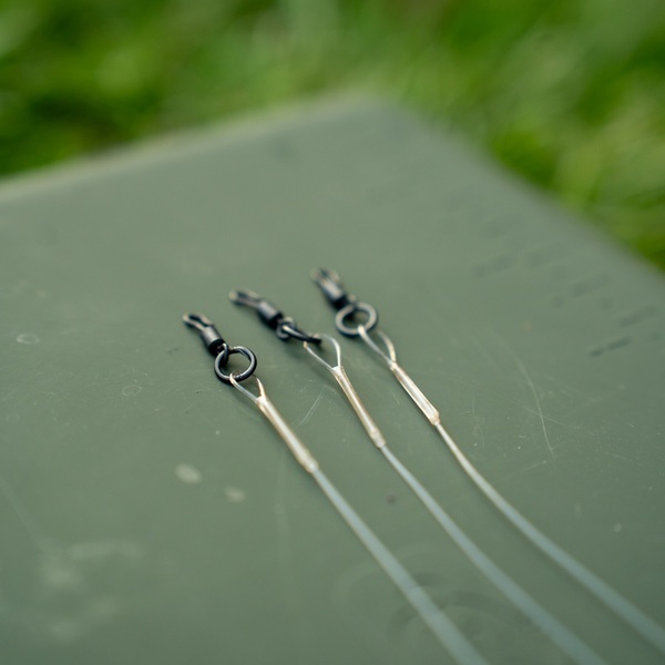 Ridgemonkey FluoroCast Fused Booms With QC Rotator Swivel 18cm (3pcs)