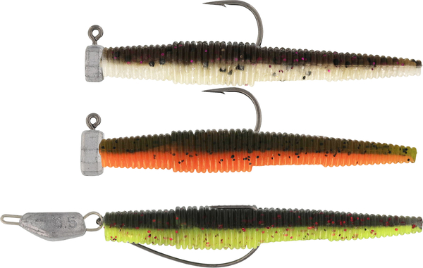 Westin Ned Worm Slim R 'N R Mix 5.5cm (3 pieces) - Dark Water Mix