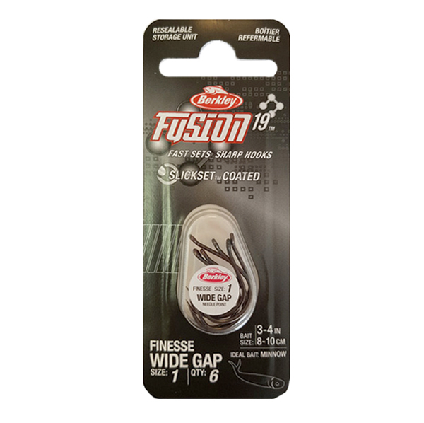 Berkley Fusion Finesse Hooks - 5/6 pieces (multiple options)