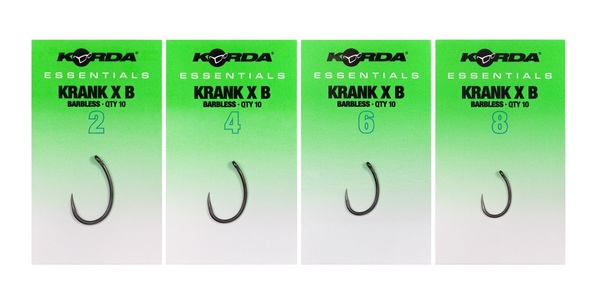 Ami da Carpa Korda Essentials Krank X senza Ariglione (10 pezzi)