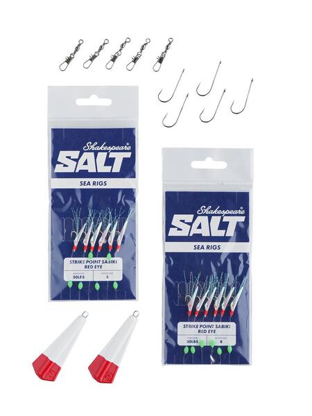 Shakespeare Salt Herring Hustler Tele Zeevis Combo Set 3.00m (90g)