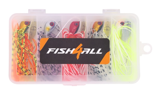 Fish4All Bladed Jig Kit 19g 12cm (5 Stuks)