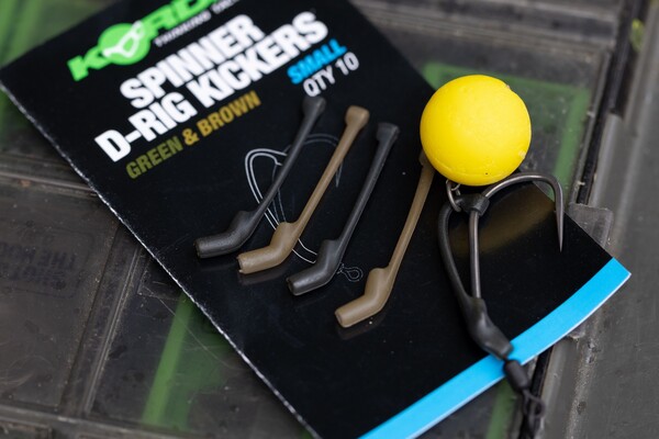 Korda Spinner D Rig Kickers Green/Brown (10 Pieces)