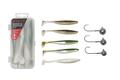 Kit Ultimate EZ-Shad & Jighead senza piombo 10cm (7 + 10 + 14g) (8pcs) - Natural