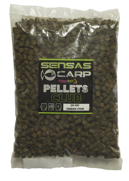 Sensas Pellets Club Vert Poisson (10kg)
