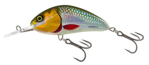 Salmo Hornet 9cm Floating Plug - Silver Halo