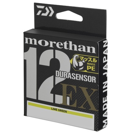 Daiwa UVF Morethan Durasensor Lime Green 12EX+Si3 Braided Line (200m)