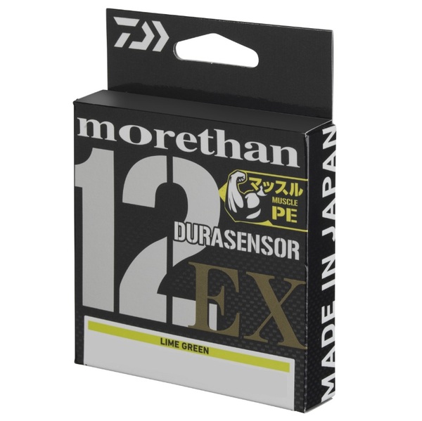 Daiwa UVF Morethan Durasensor Lime Green 12EX+Si3 Braided Line (200m)