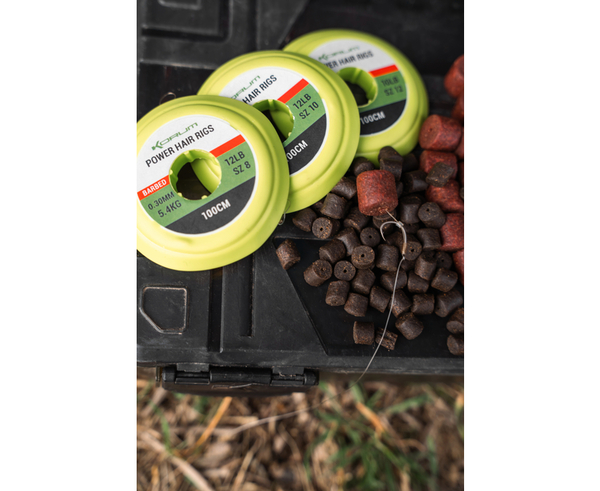 Korum Power Hair Rigs 1m (6 pieces)