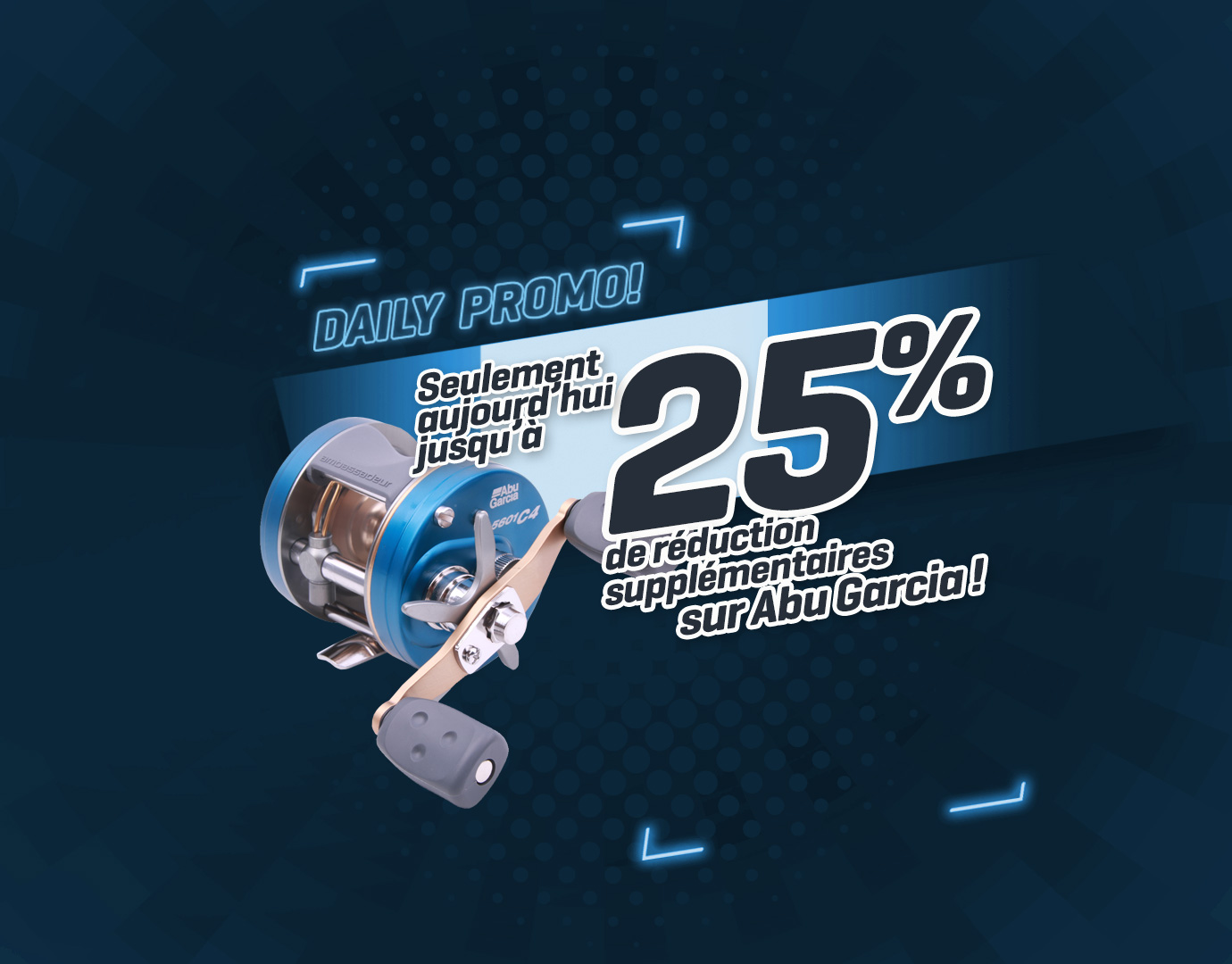 Subbanner: Tot 25% Abu Garcia