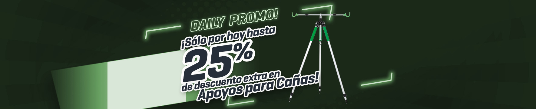 Topbanner: Tot 25% Hengelsteunen