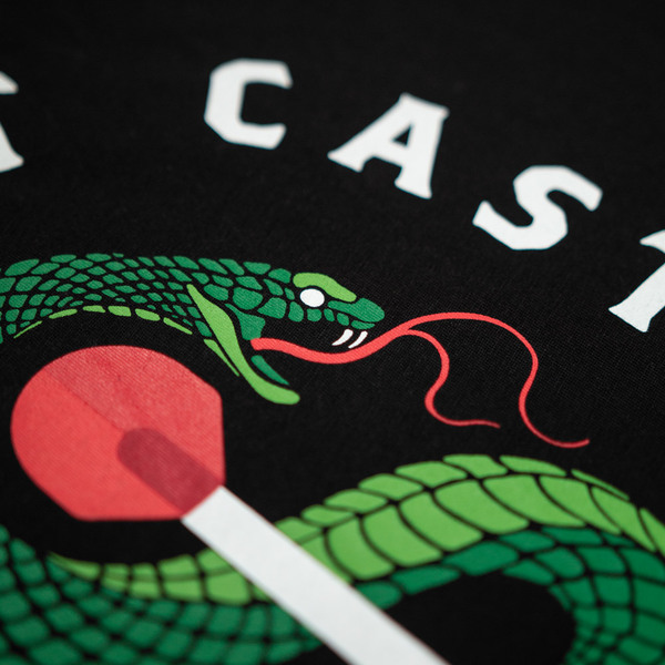 Kumu T Shirt The Last Cast Schwarz