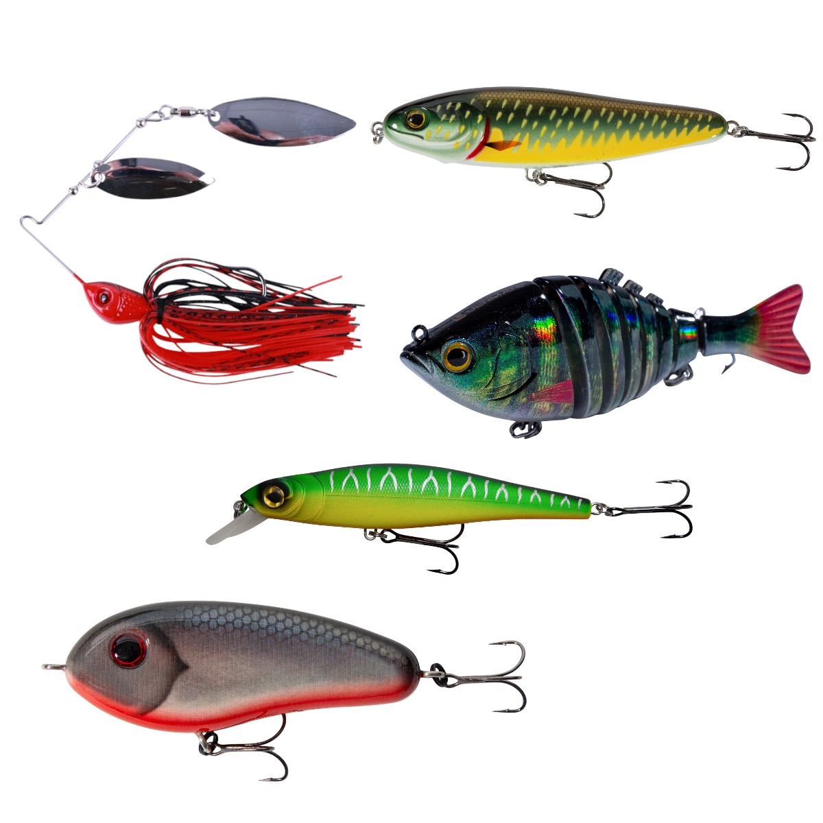 Mepps Piroettante Kit Trota Luccio, Pesce Persico Esca Confezioni Selezioni Come