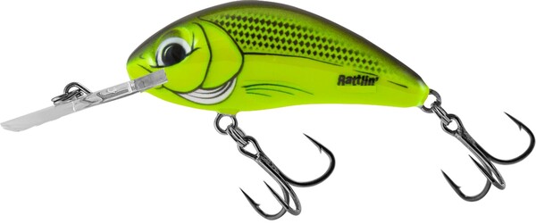 Salmo Rattlin Hornet Floating 5,5cm - Chartreuse