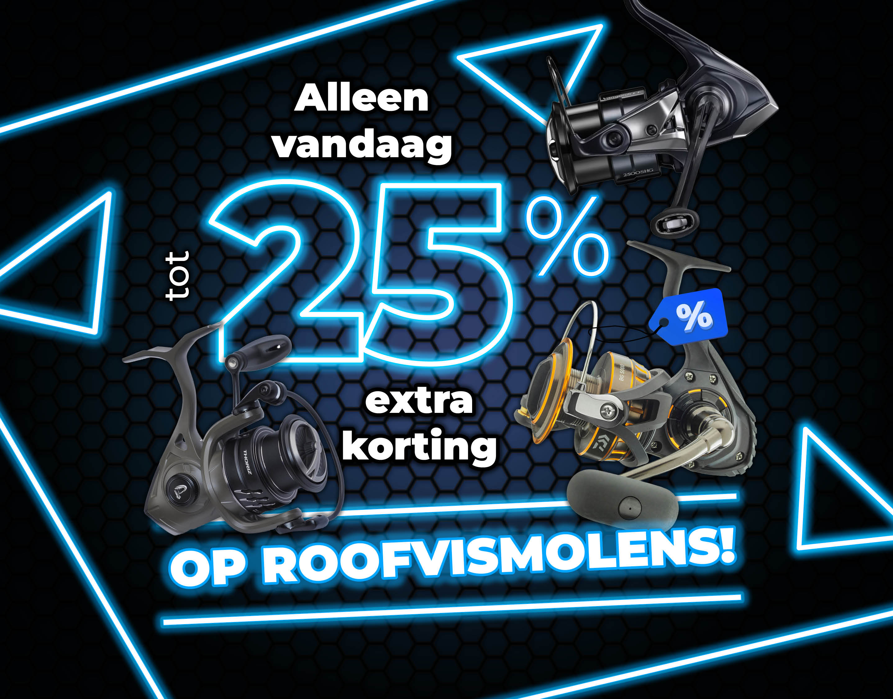 Subbanner: Tot 25% Roofvismolens (Blauw)
