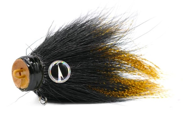 VMC Baby Mustache Shallow X1 Jighead Sin Plomo 14 g - Black Widow