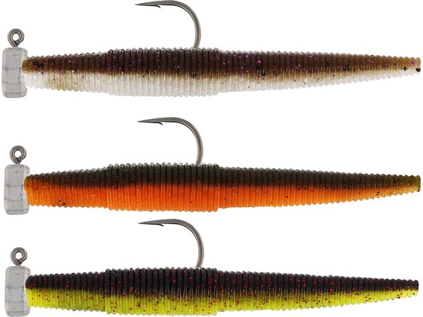 Westin Ned Worm R ’N R Ned Rig Softbait 7cm (2.5g) - Dark Water Mix