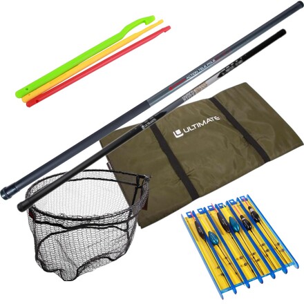 Set completo di Canne fisse Ultimate Action Tele Pole