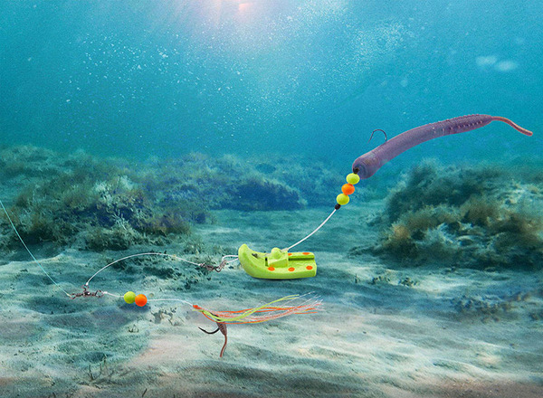 Balzer Plattfisch Perchman Rig Yellow