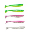 Ultimate EZ-Shad & Jighead Kit Loodvrij 7.5cm (5g) (8pcs) - Bright