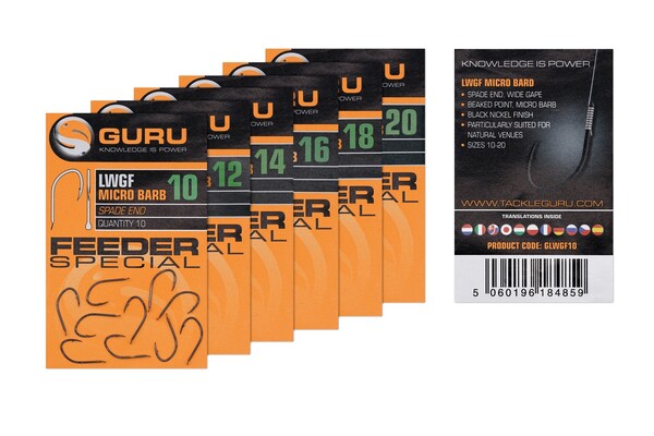 Guru Light Wide Gape Feeder Haken Micro Barbed (10pcs)