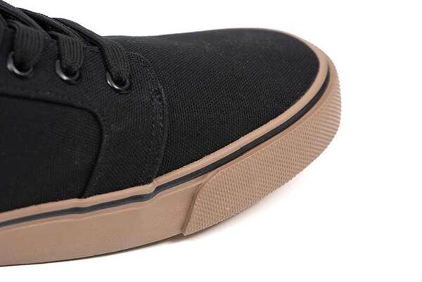 Fox Black Canvas Schoenen
