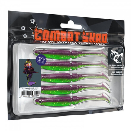 Combat Shad 7,5cm (6 pieces) General Purplegreen