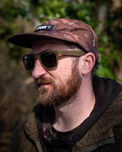 Fox Avius Trans Khaki Gepolariseerde Zonnebril - Green Lens