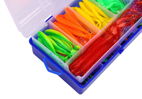 Fish4All Multi Lure Box Hard, Soft & Metal + Pliers (328pcs)