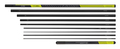 Matrix Torque Carp X Power Pole Vaste Hengel Package 11.5m