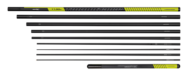 Matrix Torque Carp X Power Pole Vaste Hengel Package 11.5m