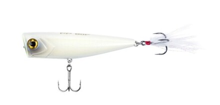 Shimano Lure Yasei Pure Pop F Oppervlakte Kunstaas Pearl White 6cm (6.5g)