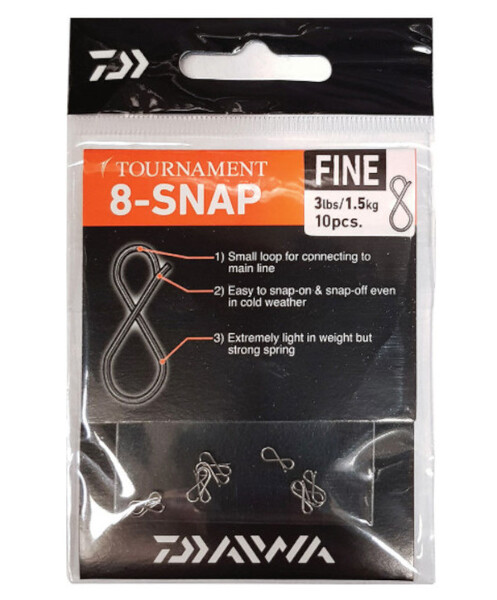 Daiwa Tournament 8-Snap, 10 Stück