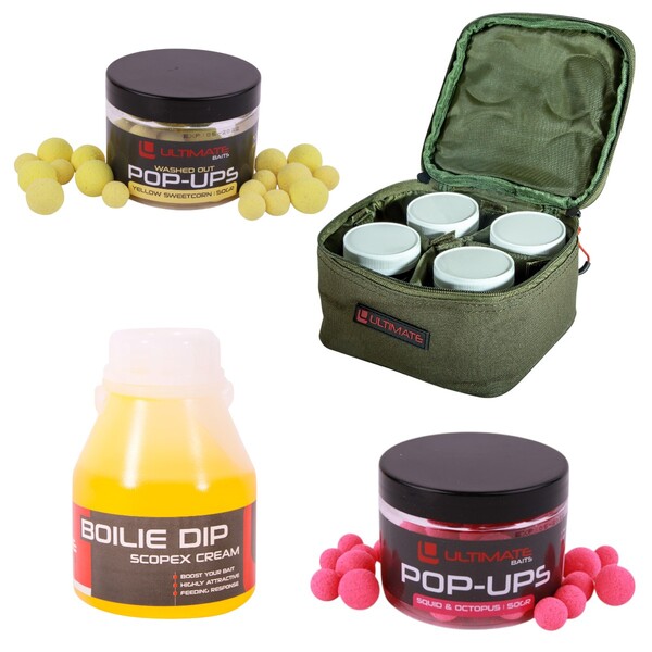 Ultimate Glug Case Carp Hookbait Set