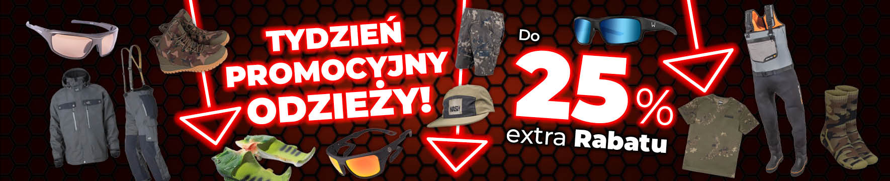 Topbanner: Tot 25% Kleding (Weekactie)