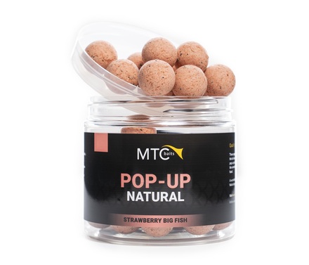 MTC Baits Pop-Up Natural Strawberry Big Fish