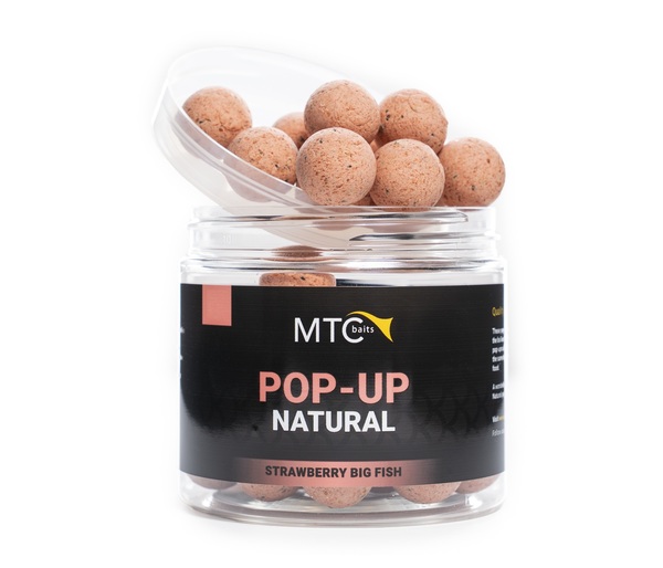 MTC Baits Pop-Up Natural Strawberry Big Fish