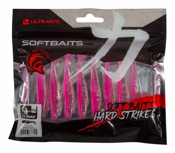 Ultimate EZ Shad 7.5cm (8 Sztuk) - Pink Pearl