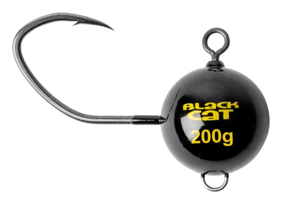 Black Cat Mega Fireball Black Dg Jighead