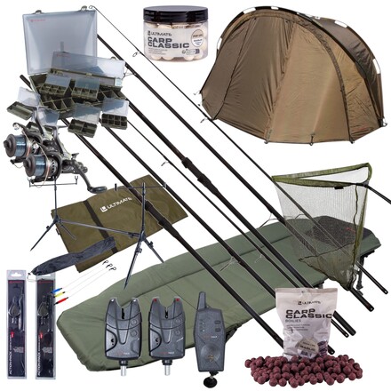 Ensemble de pêche à la carpe de nuit Ultimate Mega Complete Carp Night Fishing Set