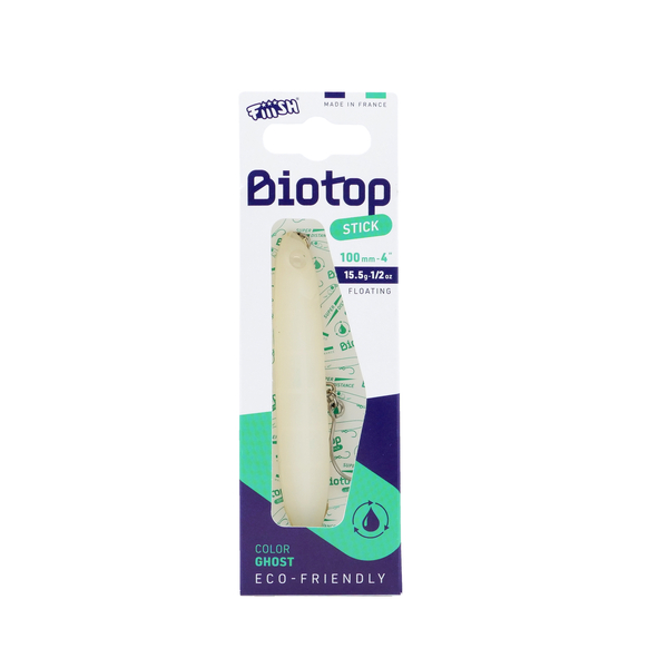 Fiiish Biotop Stick Oppervlakte Kunstaas 10cm (15g) - Ghost
