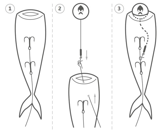 Westin Dead Bait Poppers R 'N R (2 pieces)