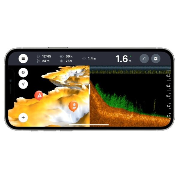 Deeper Power Bundle Fishfinder/Dieptemeter (Incl. Opvouwbaar Zonnepaneel)