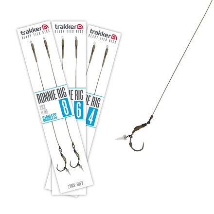 Trakker Ronnie Rig Barbless 25lb/11.4kg (2 Stuks)