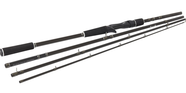 Westin W2 Powerstrike-T Caña Baitcaster de Viaje 2,40 m (60-140 g) (4 Tramos)