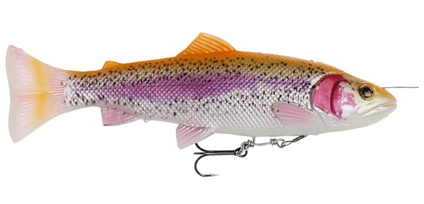 Savage Gear 4D Line Thru Pulsetail Trout 16cm, 51gr - Albino Trout