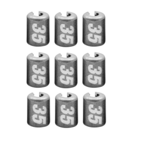 Korda Dark Matter Balancing Weights Loodvrij - 0,35g (9 stuks)
