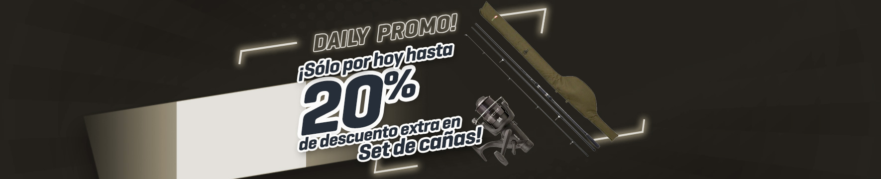 Topbanner: Tot 20% Hengelsets