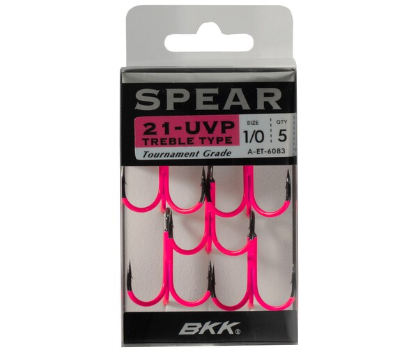 BKK Spear-21 UVP Treble Hooks